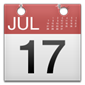 Kalender mit 17. Juli