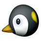 Pinguin-Gesicht