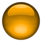 Orange circle, ball