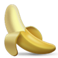 Skrellet banan